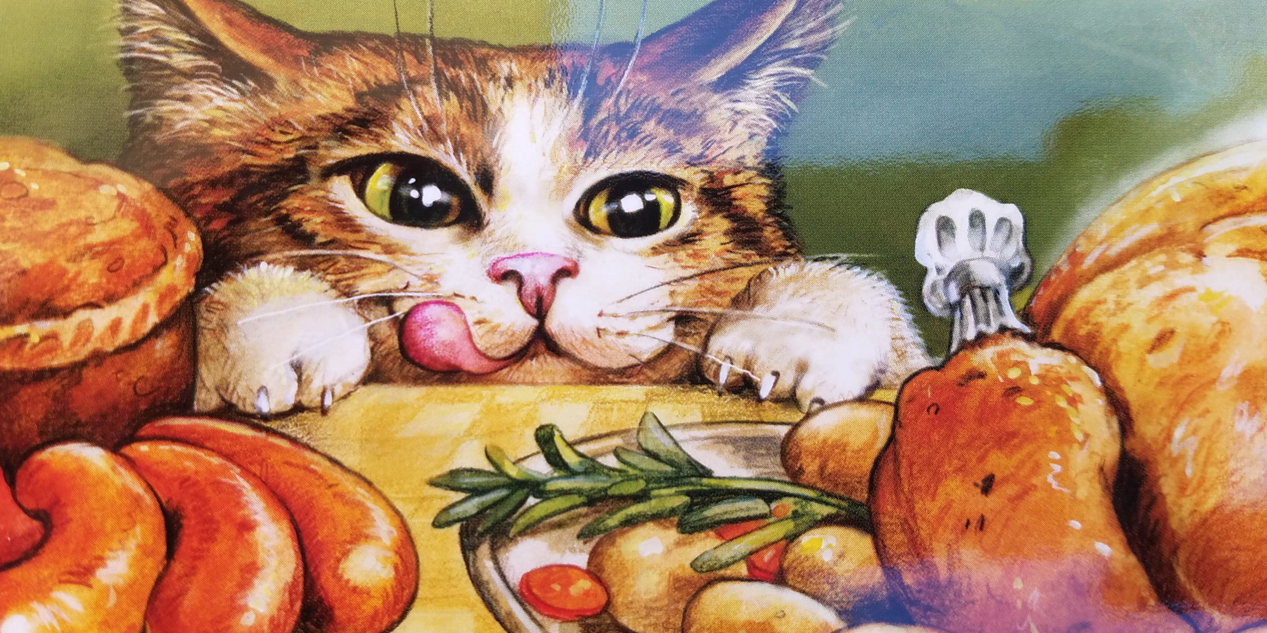 chaffame_blog Cat and Thanksgiving Dinner